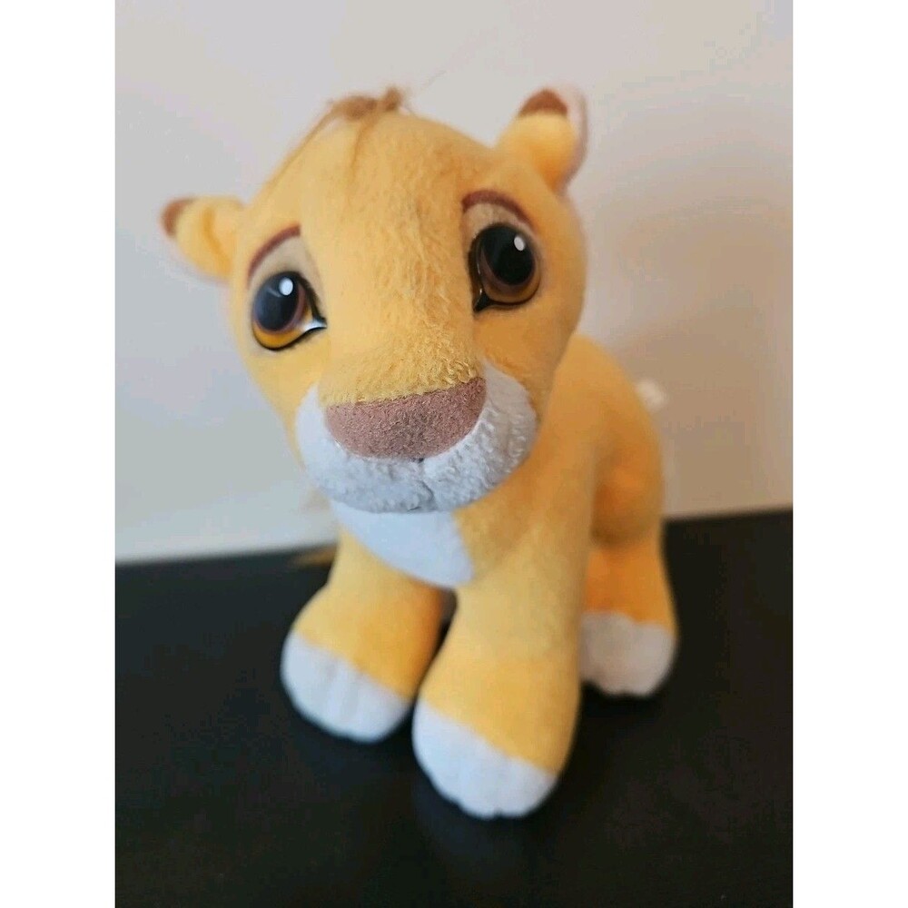 Disney The Lion King Simba 1993 Authentic Cub Baby Plush 8 Inch Mattel Vintage